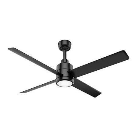 Hunter Hunter TRAK Modern Commercial Ceiling Fan w/ Light Kit - 72" - 24887 CFM - Matte Black 76012